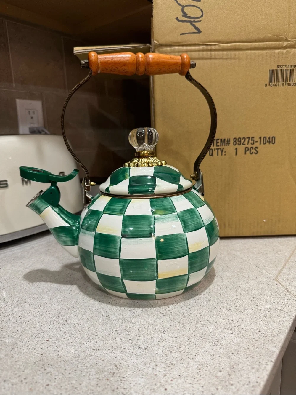 McKenzie Childs Whistling Tea Kettle